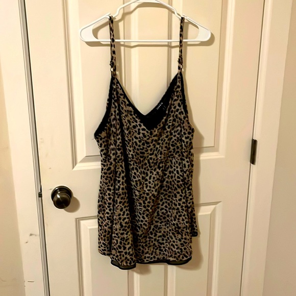 torrid Tops - Torrid leopard print tank top